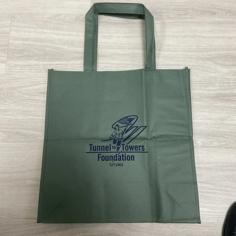Home Of The Free Because of the Brave Tunnel To Towers‎ Reusable Tote Bag New